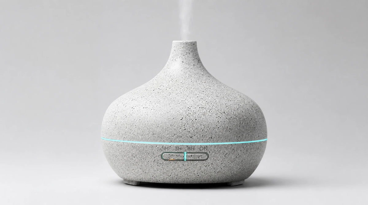Diffuseur d'Arômes Grain de Bois — Humidificateur USB de Bureau